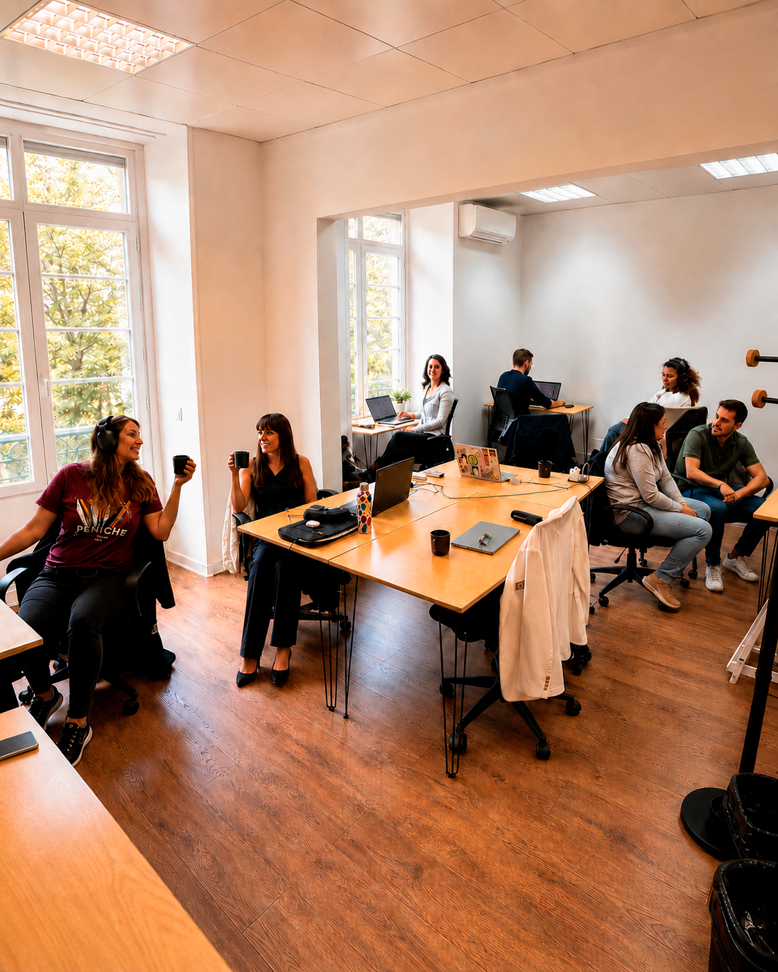 The Usratec team at work